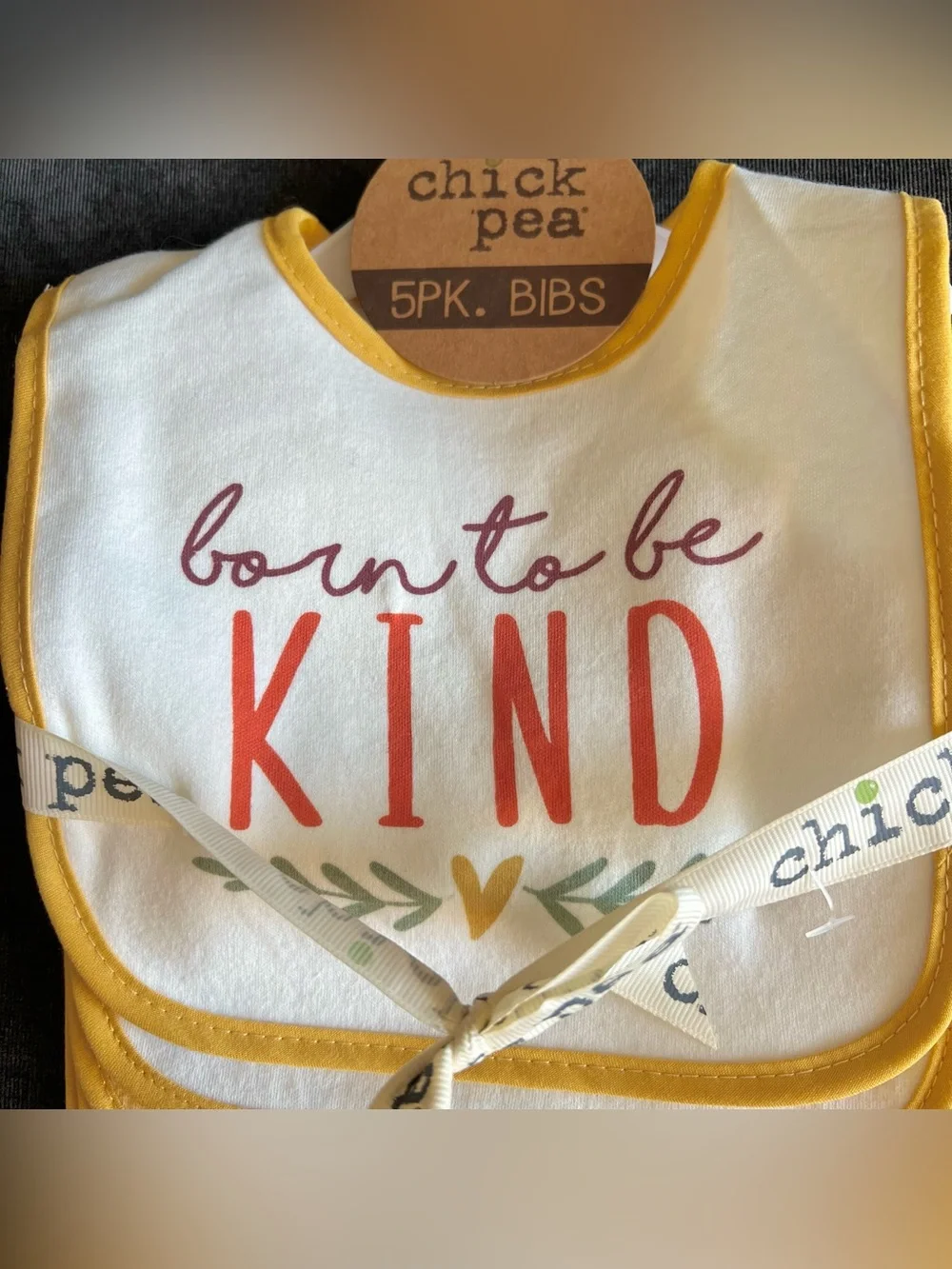 NWT Chick Pea Bibs Pack of 5